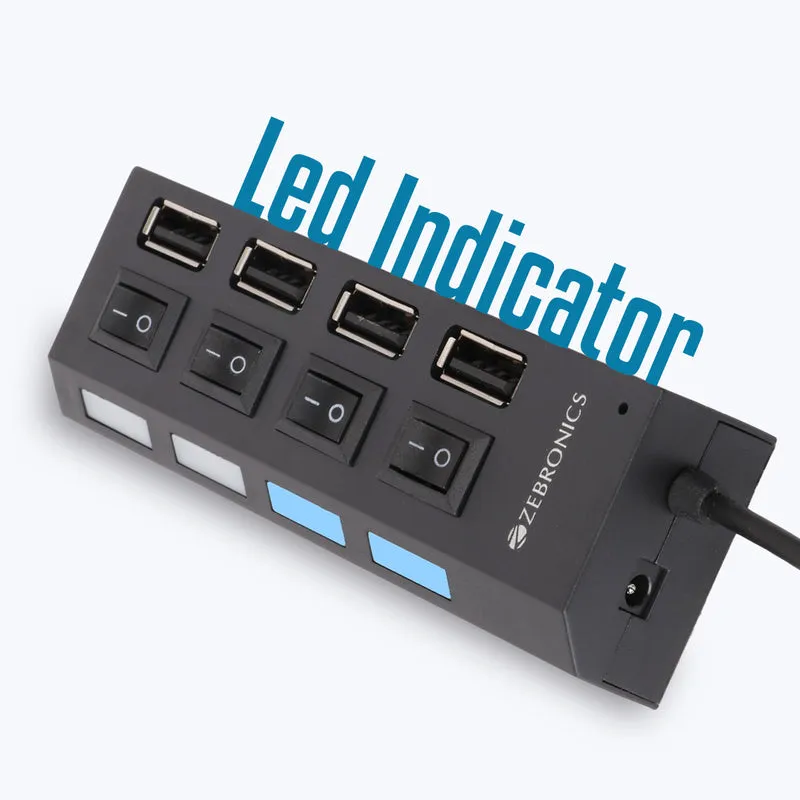 ZEBRONICS USB HUB 4 PORT 2.0 (ZEB 150HB) view 3
